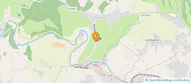 localisation de l'entreprise GLOBAL HEALTH  MONESTIES