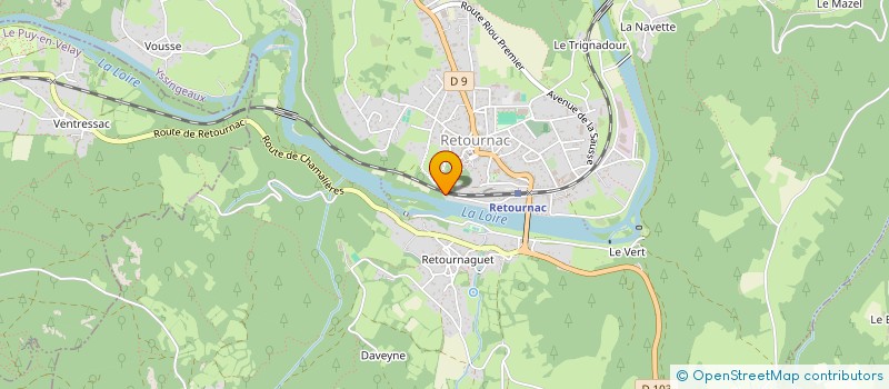 localisation de l'entreprise GLOBAL HOLDING  RETOURNAC