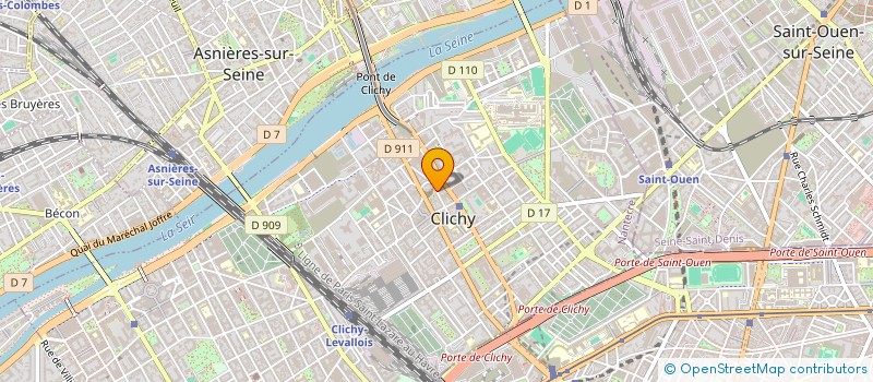 localisation de l'entreprise GLOBAL HOLIDAYS à CLICHY