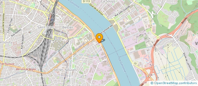 localisation de l'entreprise GLOBAL-I-SOFT à BEGLES