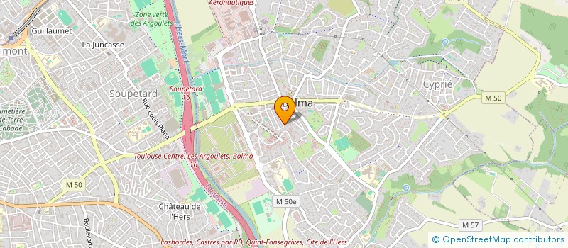 localisation de l'entreprise GLOBAL ICON  QUINT-FONSEGRIVES