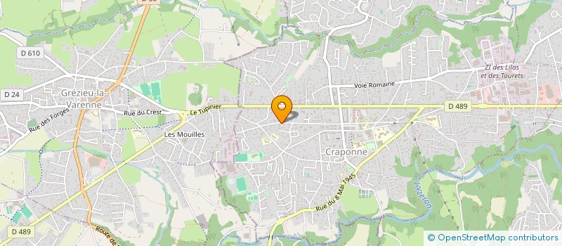 localisation de l'entreprise GLOBAL.IMMO  CRAPONNE