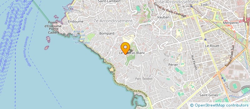 localisation de l'entreprise GLOBAL IMMO à MARSEILLE