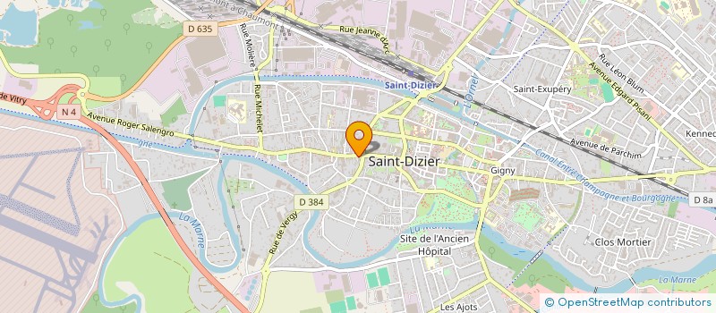 localisation de l'entreprise GLOBAL IMMOBILIER à SAINT-DIZIER