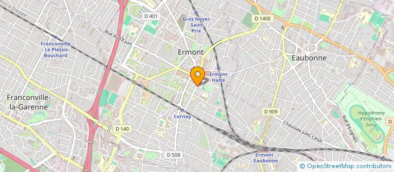 localisation de l'entreprise GLOBAL IMPULSE  ERMONT