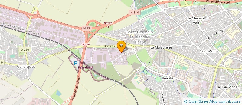 localisation de l'entreprise GLOBAL INGENIERIE à BRETTEVILLE-SUR-ODON
