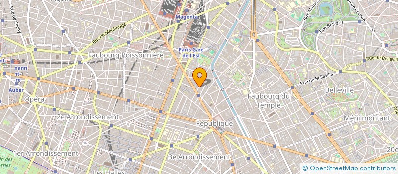 localisation de l'entreprise GLOBAL INTERACTIF  PARIS