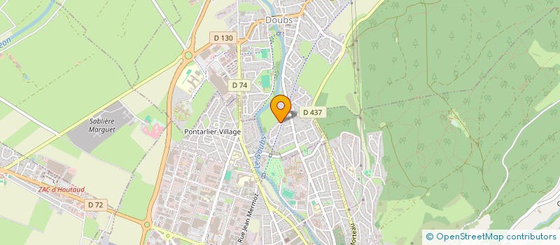 localisation de l'entreprise GLOBAL INVEST  DOUBS