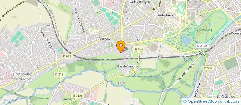 localisation de l'entreprise GLOBAL INVEST à CAEN