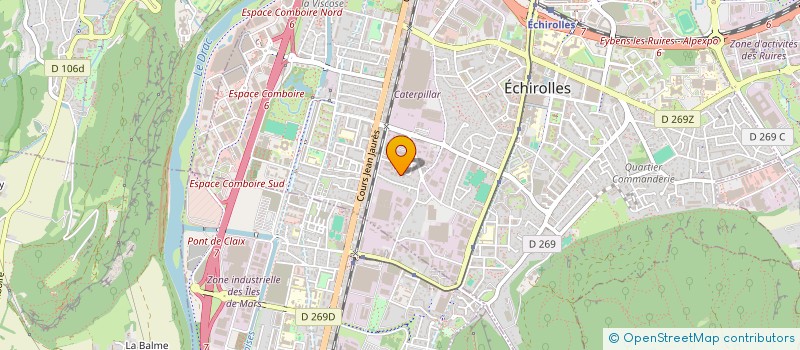 localisation de l'entreprise GLOBAL INVEST  ECHIROLLES