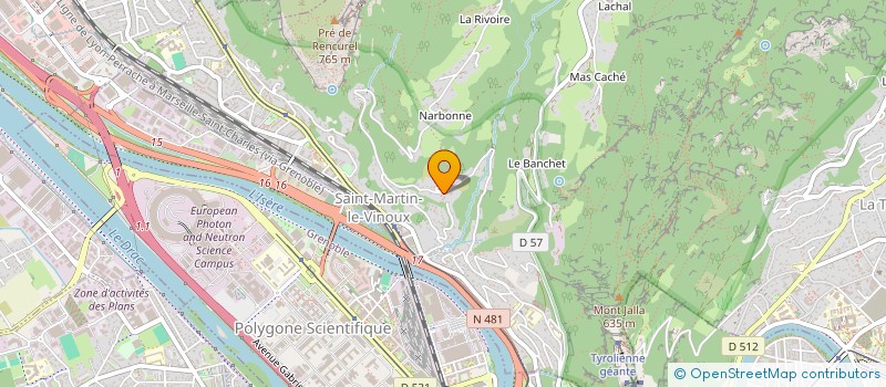 localisation de l'entreprise GLOBAL INVEST  SAINT-MARTIN-LE-VINOUX