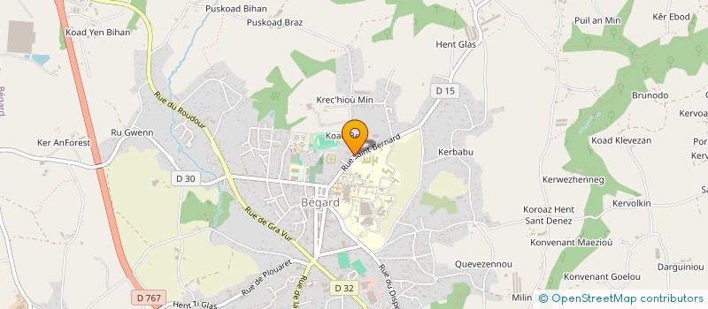 localisation de l'entreprise GLOBAL INVESTIGATIONIS ET PROGRESSUM CENTRUM  BEGARD