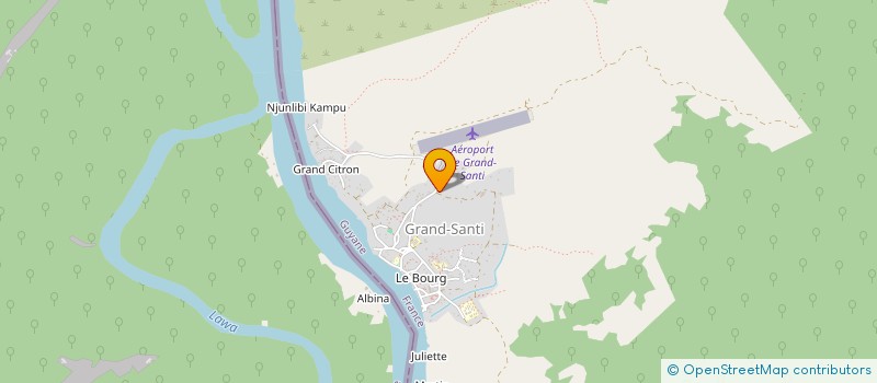 localisation de l'entreprise GLOBAL INVESTISSEMENT  GRAND SANTI
