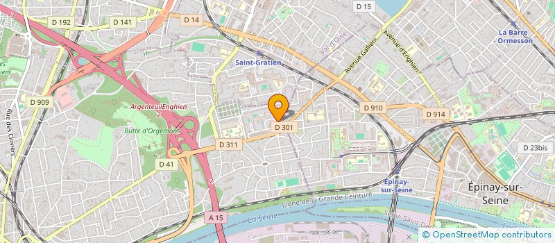 localisation de l'entreprise GLOBAL IT SERVICES  ARGENTEUIL