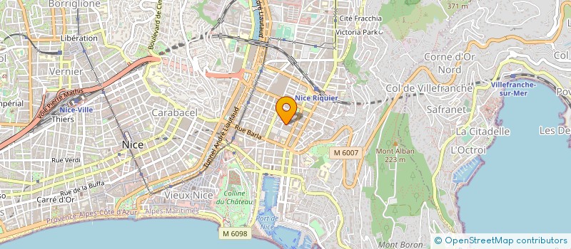 localisation de l'entreprise GLOBAL KONTACT à NICE