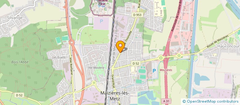 localisation de l'entreprise GLOBAL LEARNING FORMATION  MAIZIERES-LES-METZ