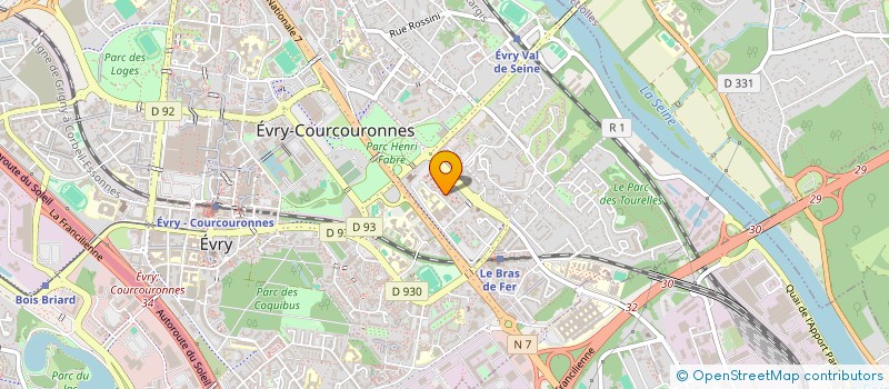 localisation de l'entreprise GLOBAL LEARNING SCHOOL à EVRY-COURCOURONNES