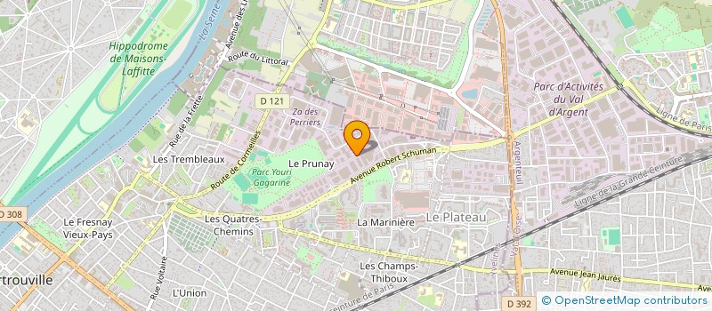 localisation de l'entreprise GLOBAL LIVE à SARTROUVILLE