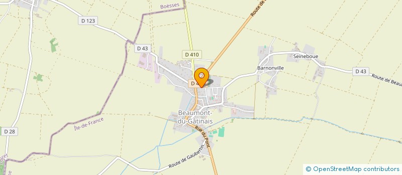 localisation de l'entreprise GLOBAL & LOCAL ENTREPRISES  BEAUMONT-DU-GATINAIS