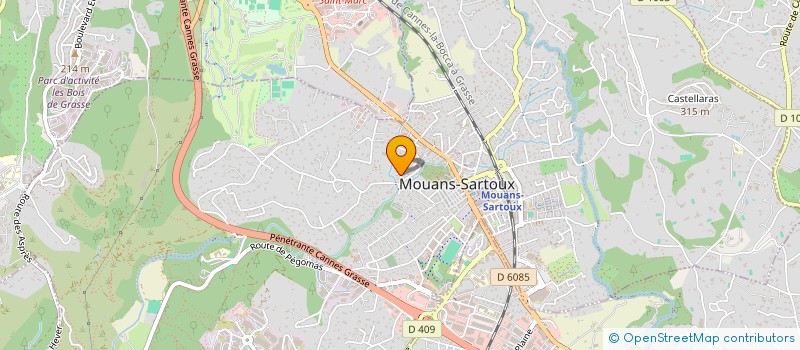 localisation de l'entreprise GLOBAL LUXURY PROPERTIES  MOUANS-SARTOUX