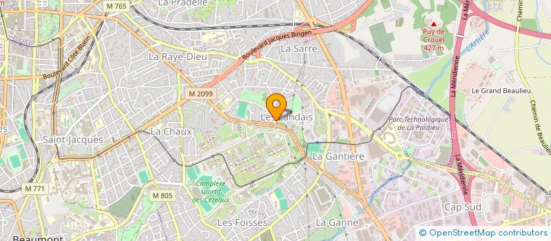 localisation de l'entreprise GLOBAL MAINTENANCE ET SERVICES TECHNIQUES  CLERMONT-FERRAND