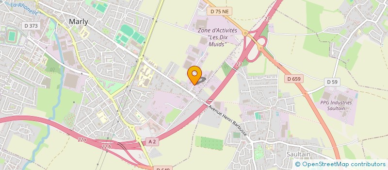 localisation de l'entreprise GLOBAL MAINTENANCE SERVICES  MARLY