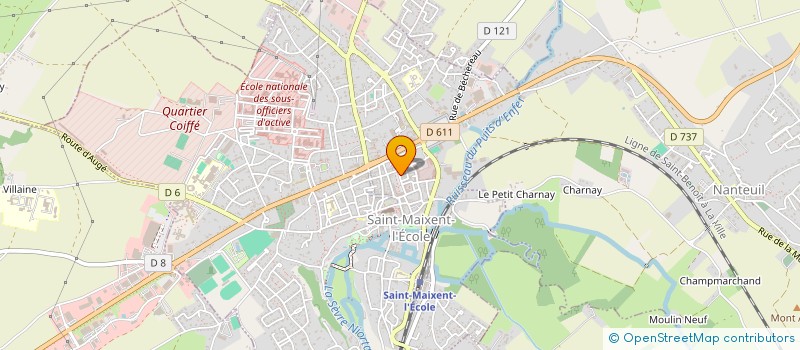 localisation de l'entreprise GLOBAL MANAGEMENT OF ENVIRONNEMENTAL PROJECT  SAINT-MAIXENT-L'ECOLE