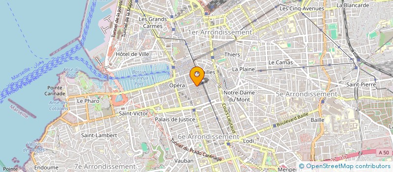 localisation de l'entreprise GLOBAL MEDIA à MARSEILLE