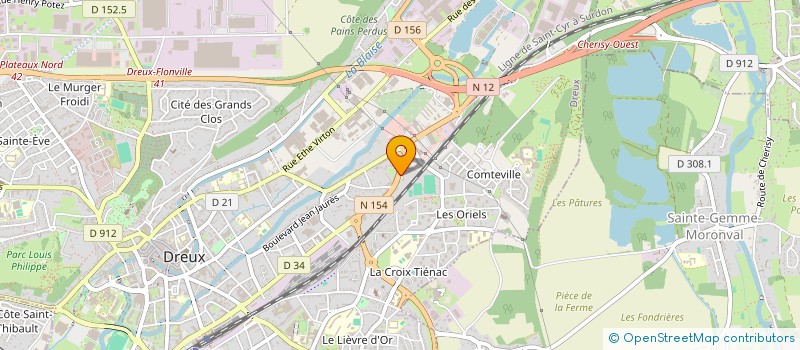 localisation de l'entreprise GLOBAL MEDICAL à DREUX