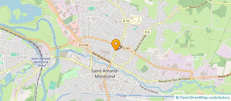 localisation de l'entreprise GLOBAL MEDICAL TALENT  SAINT-AMAND-MONTROND