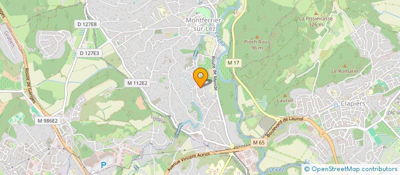 localisation de l'entreprise GLOBAL MILLAU 1  MONTFERRIER-SUR-LEZ