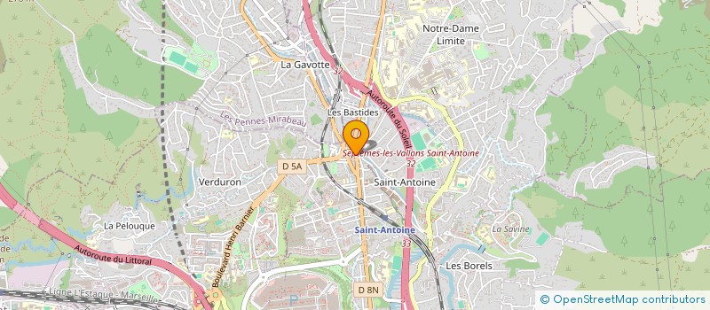 localisation de l'entreprise GLOBAL MULTI SERVICES à MARSEILLE