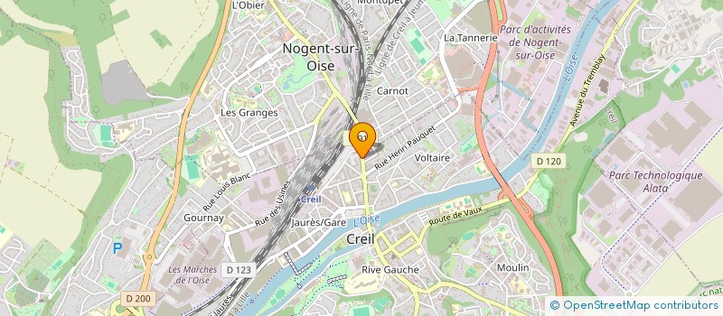 localisation de l'entreprise GLOBAL MULTI SERVICES  CREIL