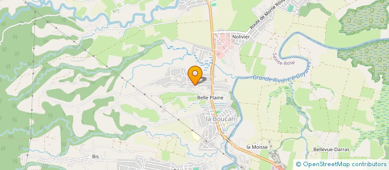 localisation de l'entreprise GLOBAL MULTISERVICES à SAINTE-ROSE