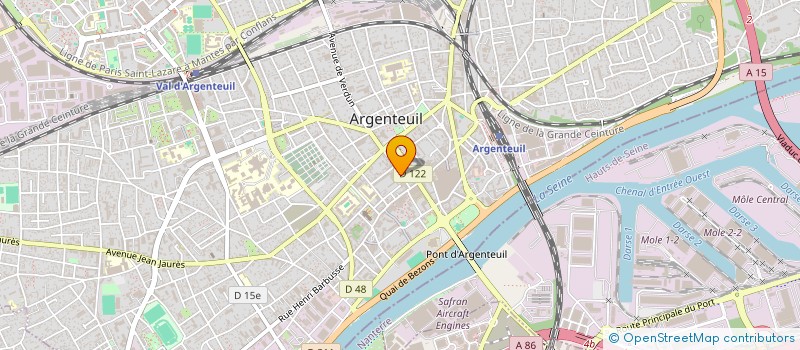 localisation de l'entreprise GLOBAL NATION  ARGENTEUIL