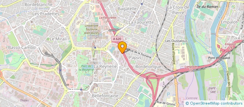 localisation de l'entreprise GLOBAL NEGOCE à TOULOUSE