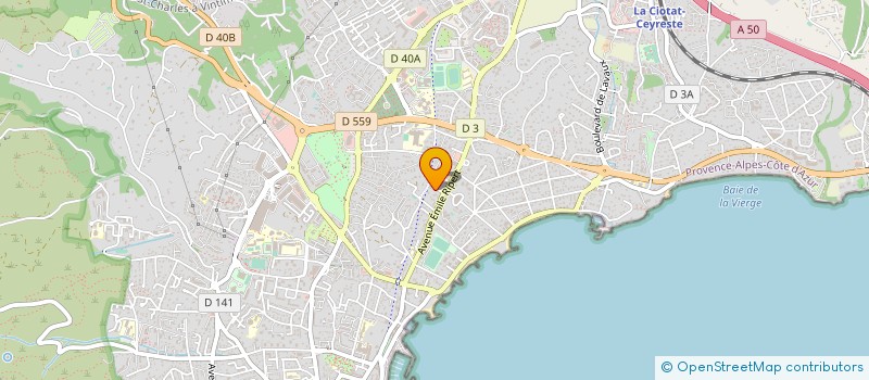 localisation de l'entreprise GLOBAL NEOPRENE  LA CIOTAT