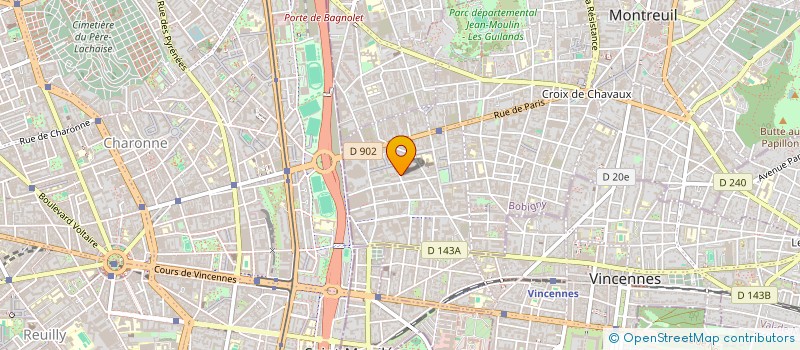 localisation de l'entreprise GLOBAL OCEAN PRODUCTS à MONTREUIL