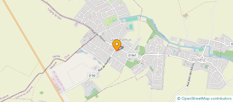 localisation de l'entreprise GLOBAL PACK SERVICE à SAINT-PATHUS