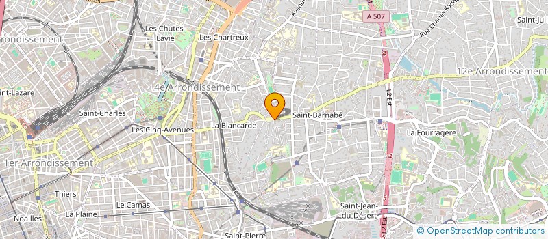 localisation de l'entreprise GLOBAL PARCELS à MARSEILLE