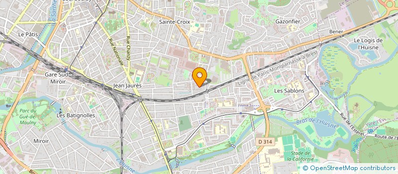 localisation de l'entreprise GLOBAL PARTNERS SERVICES  LE MANS