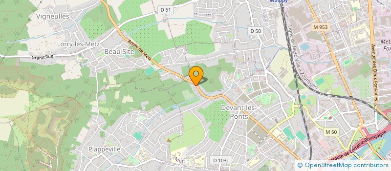 localisation de l'entreprise GLOBAL PATRIMOINE INVESTISSEMENT  METZ