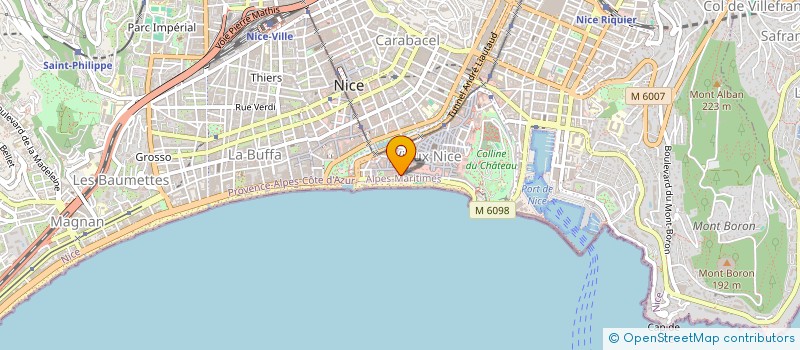 localisation de l'entreprise GLOBAL PATRIMOINE SYNERGY à NICE
