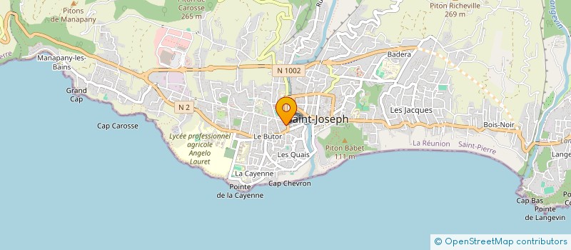localisation de l'entreprise GLOBAL PIZZ à SAINT-JOSEPH