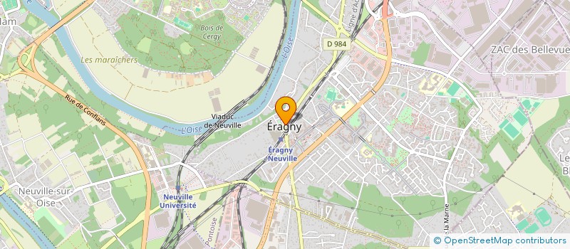localisation de l'entreprise GLOBAL PREMIUM SERVICES à ERAGNY