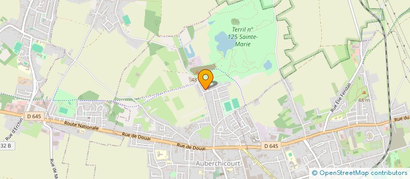 localisation de l'entreprise GLOBAL PRESTATION SERVICE  AUBERCHICOURT