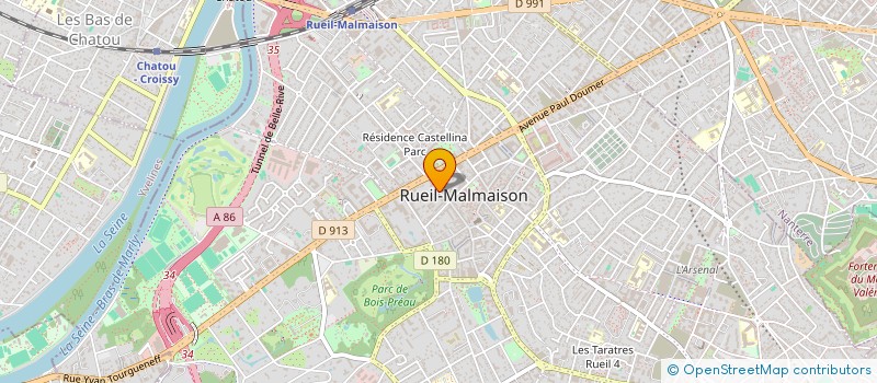 localisation de l'entreprise GLOBAL PRESTIGE à RUEIL-MALMAISON