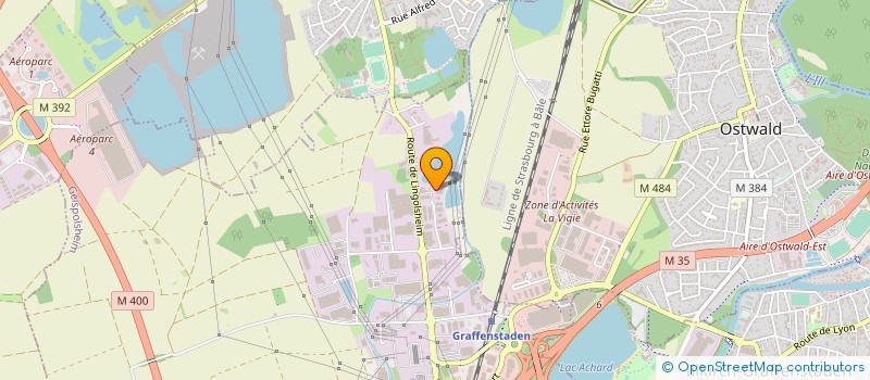 localisation de l'entreprise GLOBAL PRODUCT  GEISPOLSHEIM