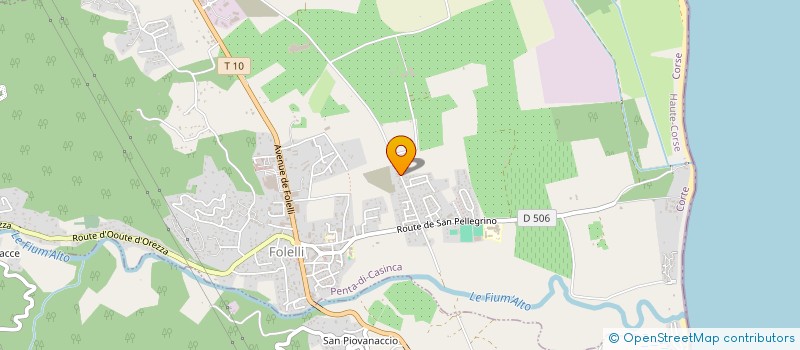 localisation de l'entreprise GLOBAL PROJECT à PENTA-DI-CASINCA