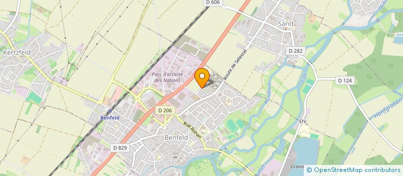 localisation de l'entreprise GLOBAL PROJECT CONSULTING  BENFELD